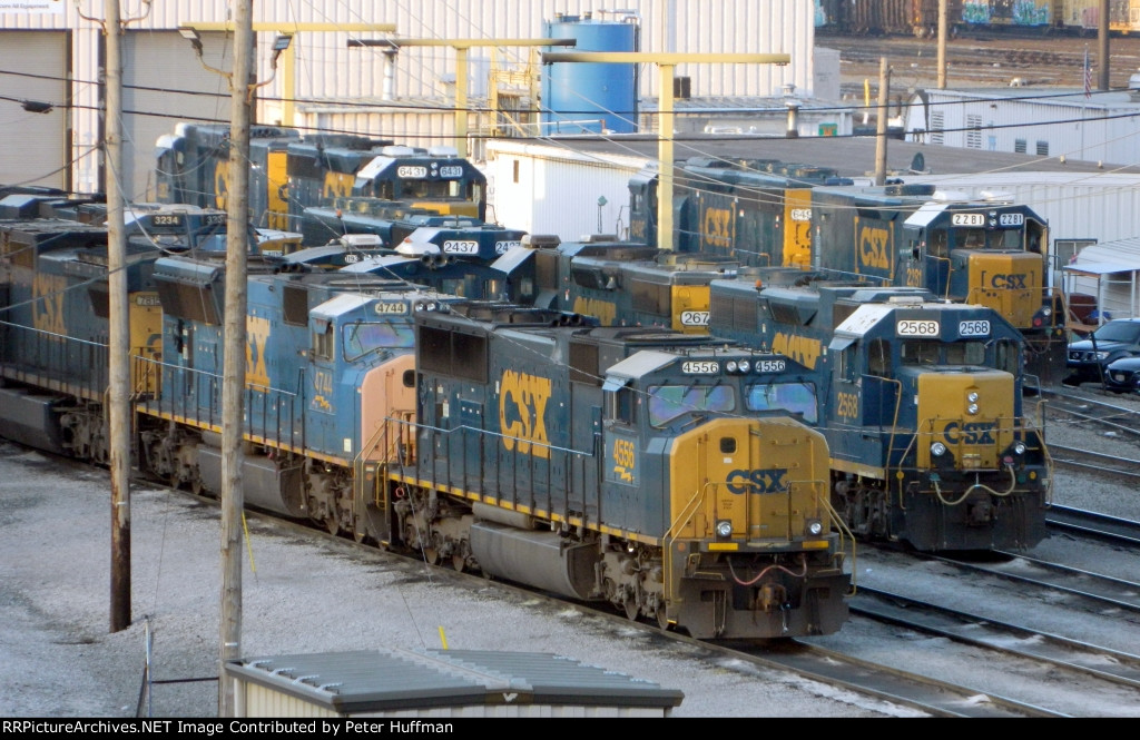 CSX Queensgate Locomotive Facility 12-3-17